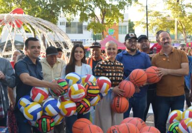 Verbeneros de la CTM llenan de alegría al DIF Salvador Alvarado con donaciones de balones y cobijas