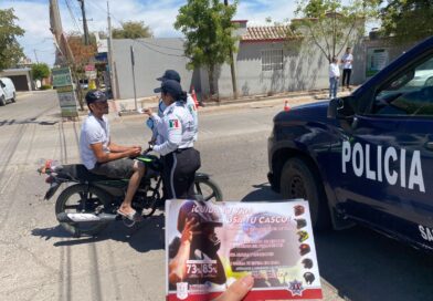 Refuerzan en Salvador Alvarado operativos preventivos para motociclistas: primero conciencia, luego sanciones