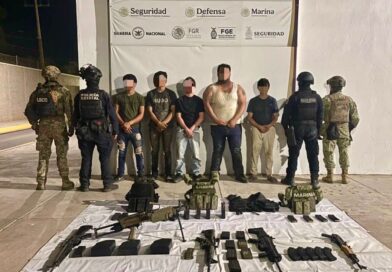 Tras enfrentamiento en La Palma, detienen a cinco civiles armados y aseguran vehículo blindado y arsenal