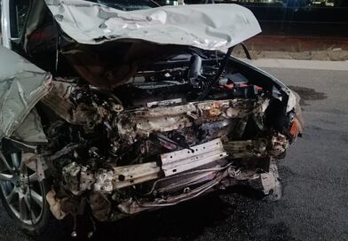 Fuerte choque en la salida a Mocorito; no se reportan lesionados graves