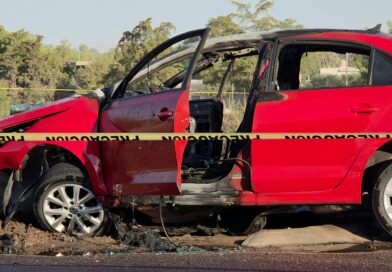 Tragedia en la Guamúchil-Angostura: muere agente de Movilidad tras brutal choque frente a Los Mezquites