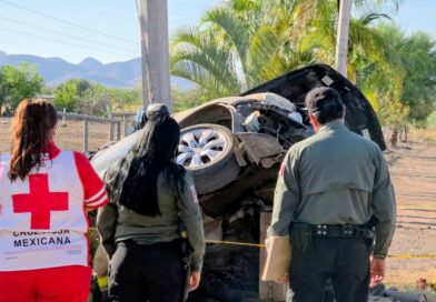 Fatal amanecer en Guamúchil: muere joven tras impactarse contra poste en la México 15