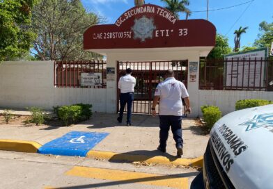Vacaciones sin robos en escuelas de Salvador Alvarado, pero policías encuentran niños jugando dentro